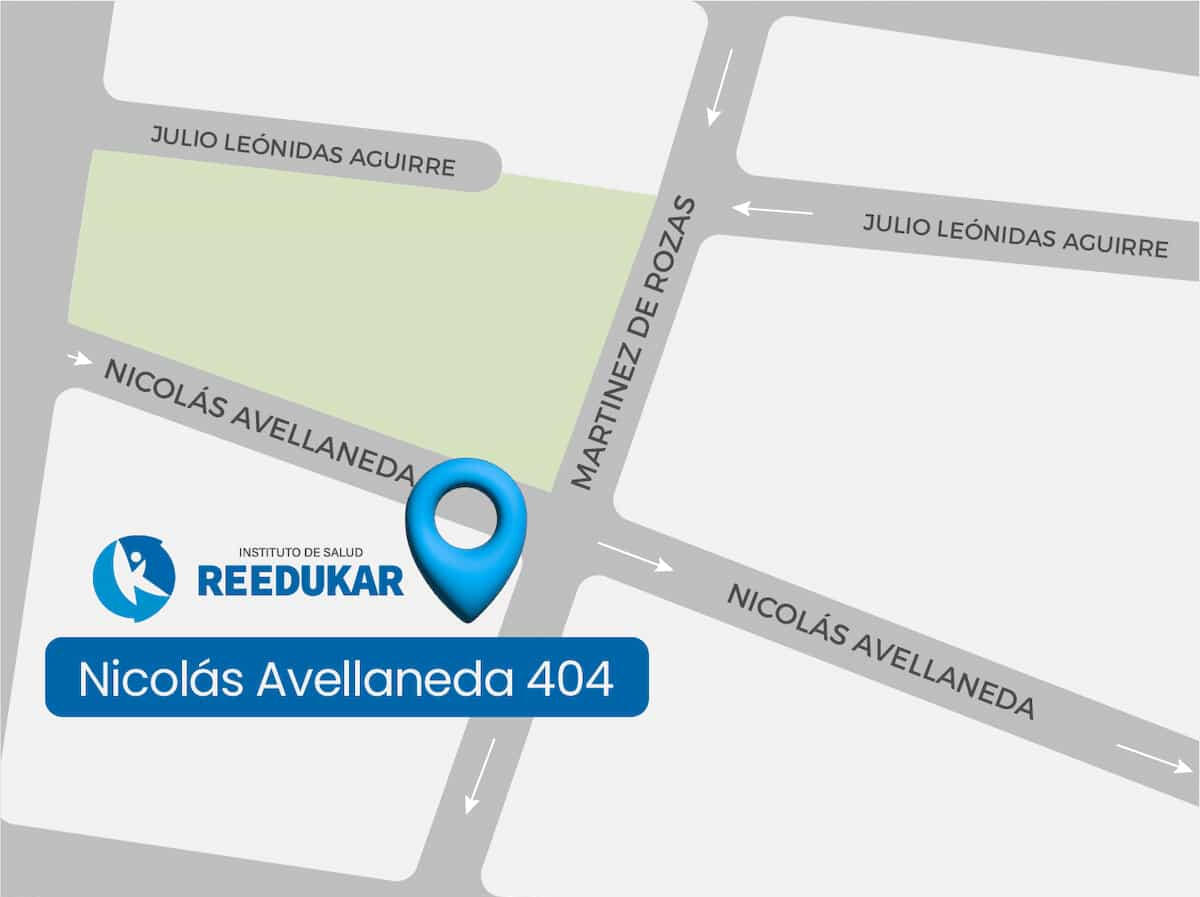Mapa de cómo llegar a Reedukar Instituto de salud - Centro de rehabilitación integral